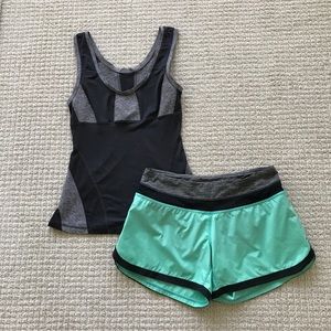 Lululemon Tank Top & Shorts